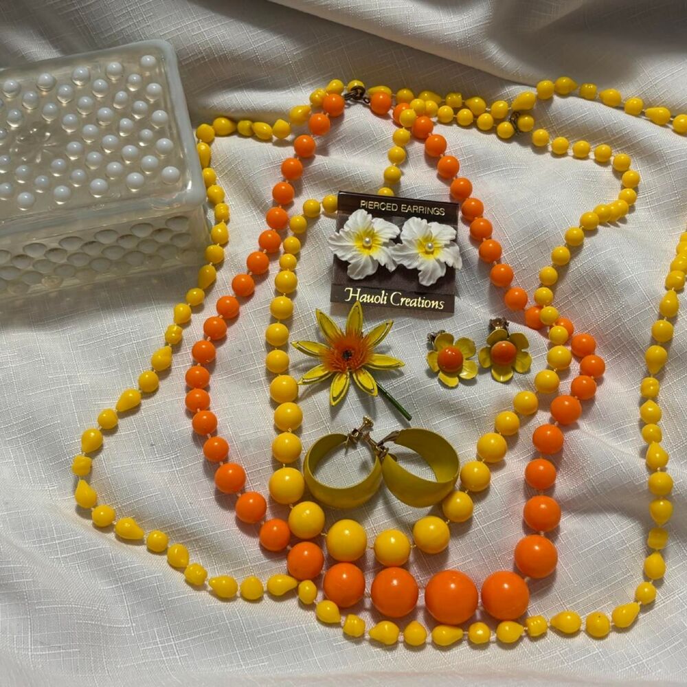 Anchor-hocking Women's Orange and Yellow Jewellery - Picture 7 of 8
